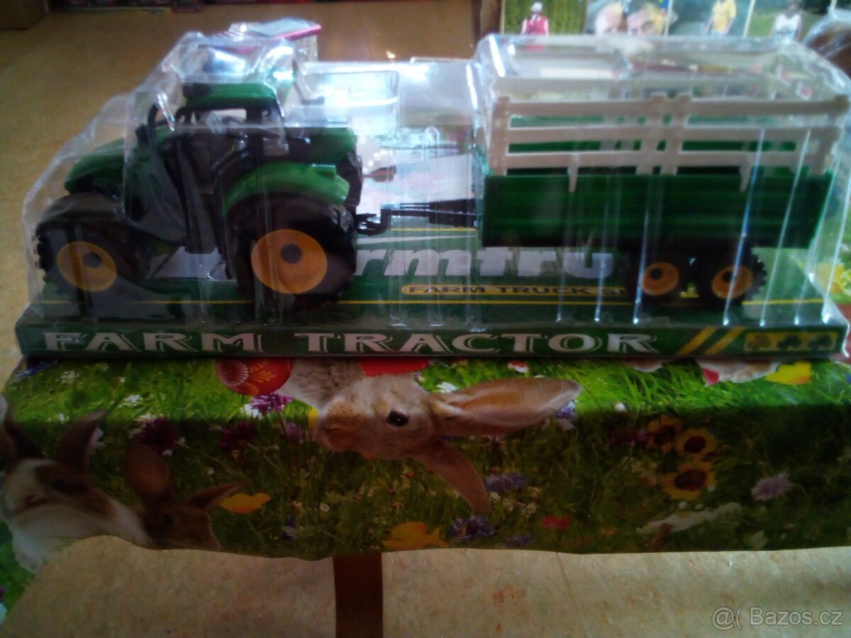 Traktor s vlekem