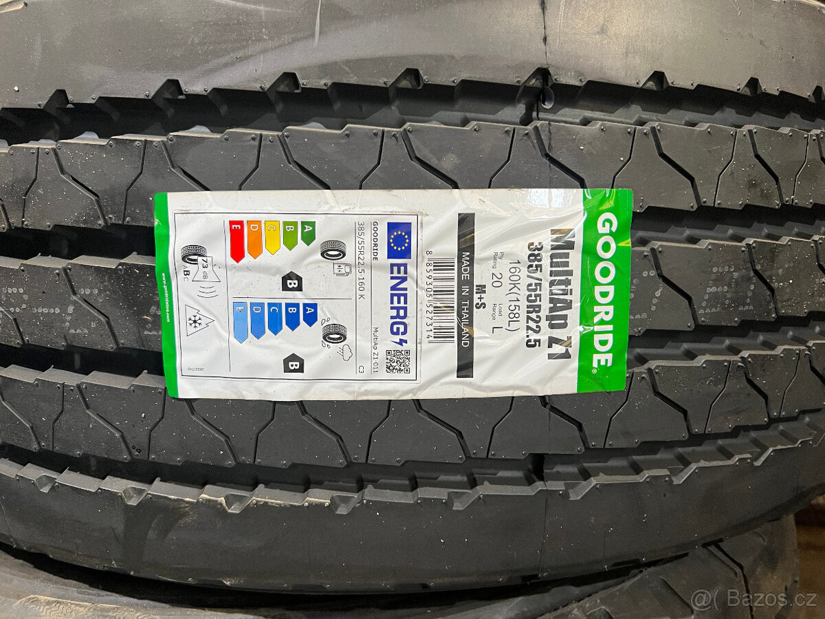 Prodám nové nákladní pneu Goodride 385/55 r22,5