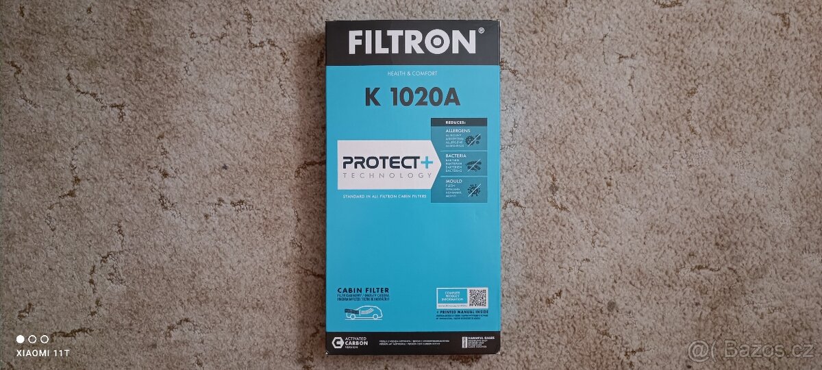 Interiérový / kabinový filtr FILTRON K1020A