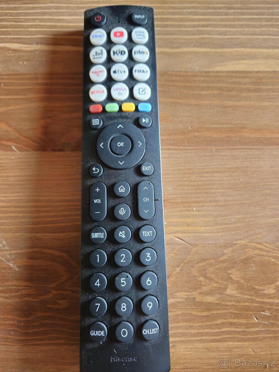 dálkový ovladač k TV HISENSE