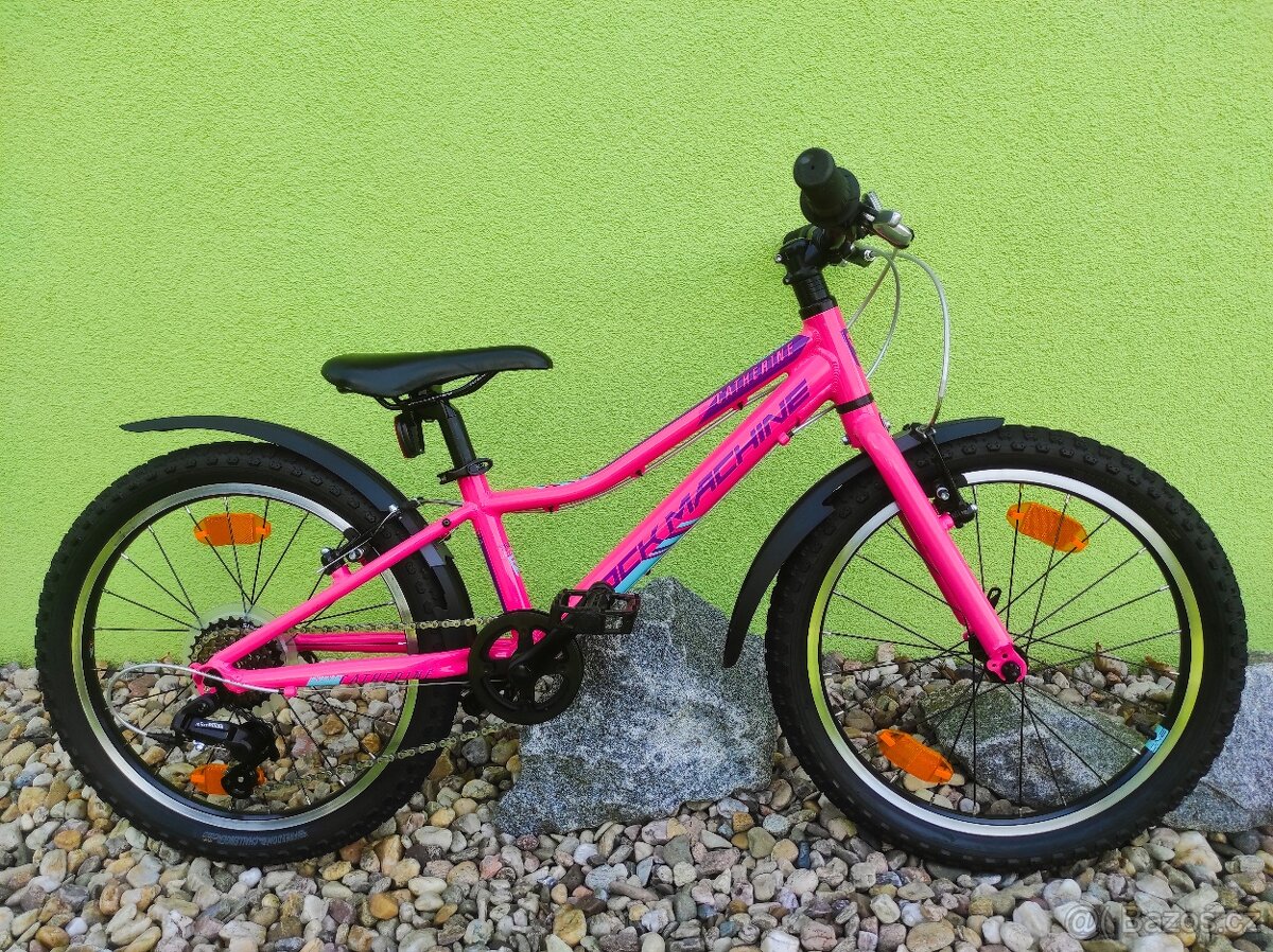 Značkové dětské kolo Rock Machine 20" (růžová)