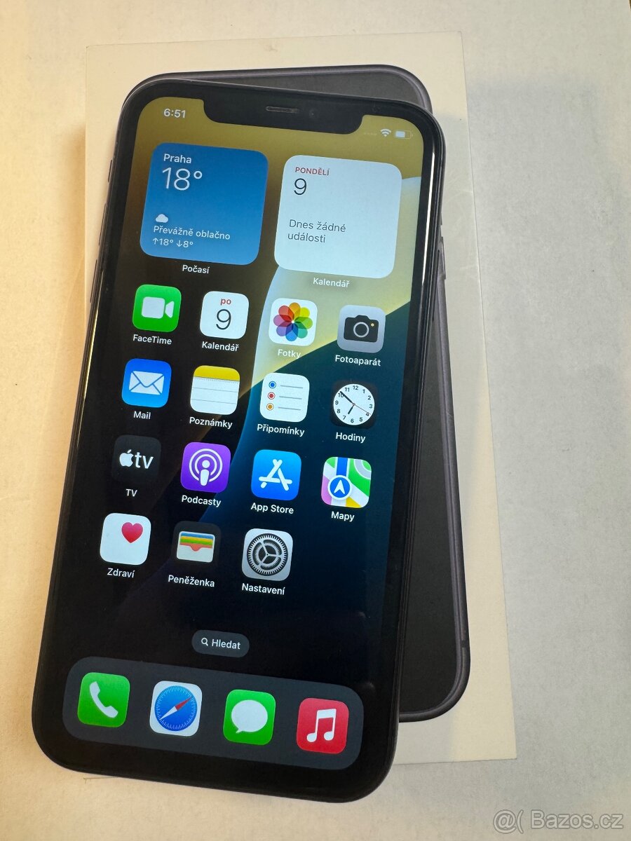 Apple iPhone 11 128gb kondice baterie 100% s kabelem Cena 4