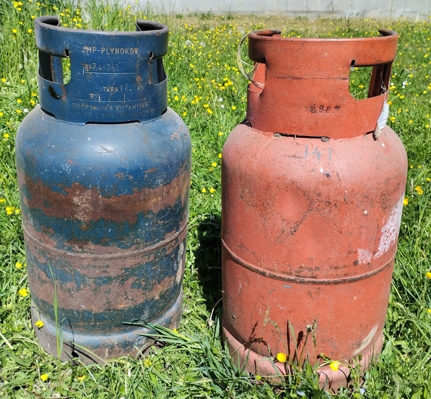 Propan butan láhve