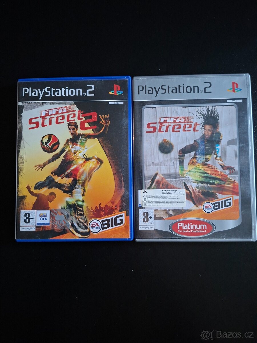 Playstation 2 set Her FIFA Street 1 a 2