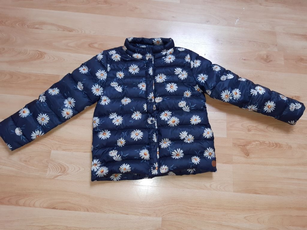 MANGO péřová prošívaná lehká bunda vel. 9-10 let