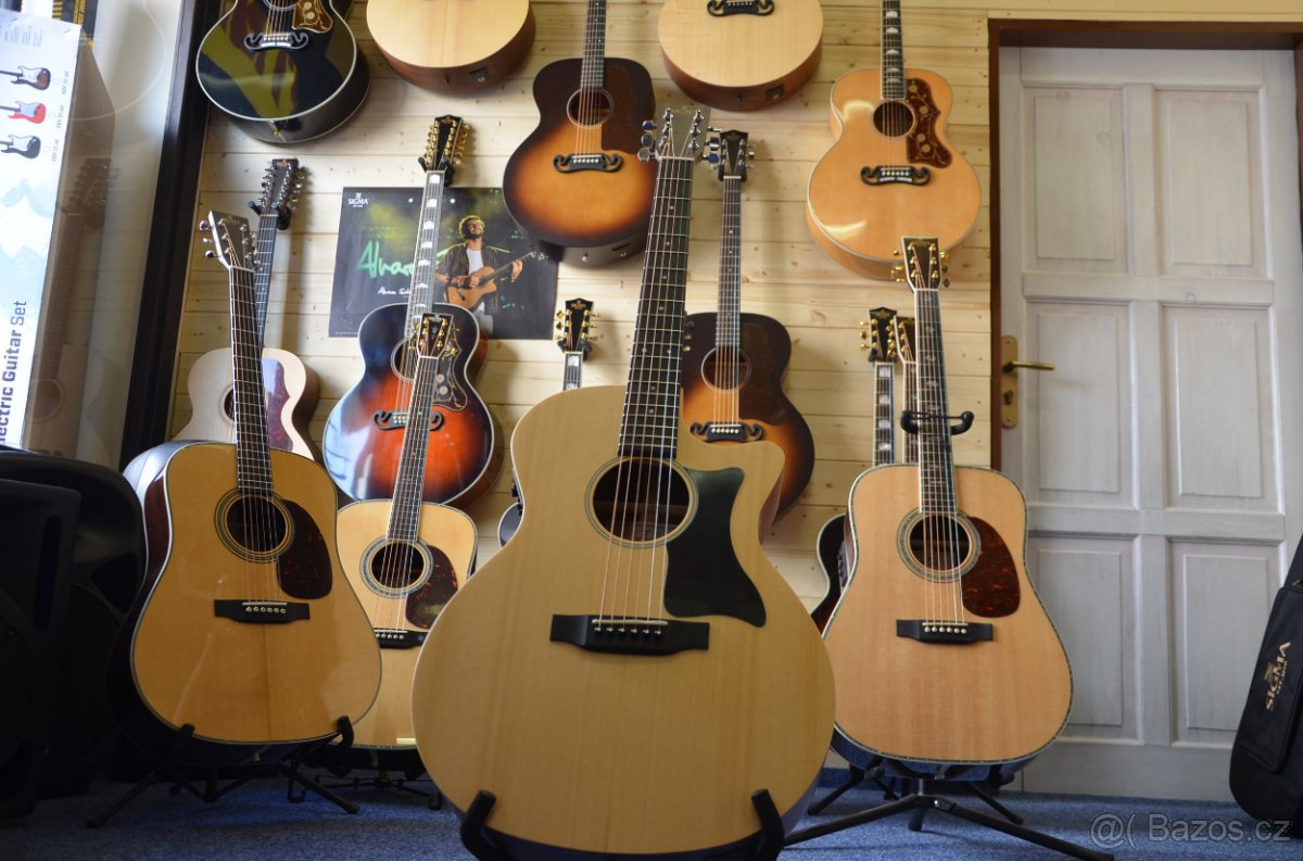KYTARA ELEKTROAKUSTICKÁ 6 STRUNNÁ Sigma Guitars GMC STE+ PPP