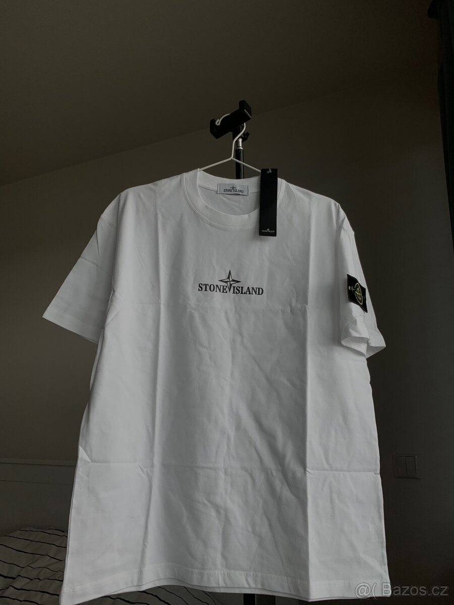 Tričko Stone Island bílá