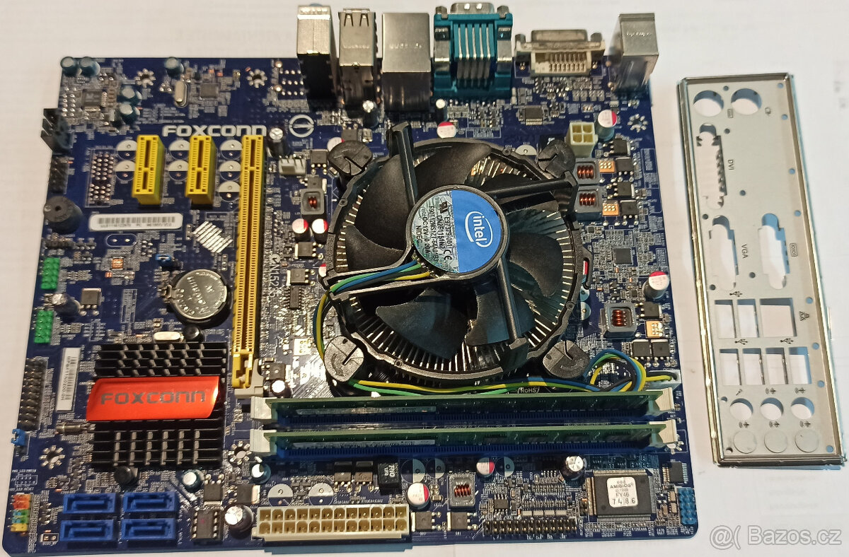 Mb +4gb ddr3 + cpu i3 2100, Foxconn H61MXV