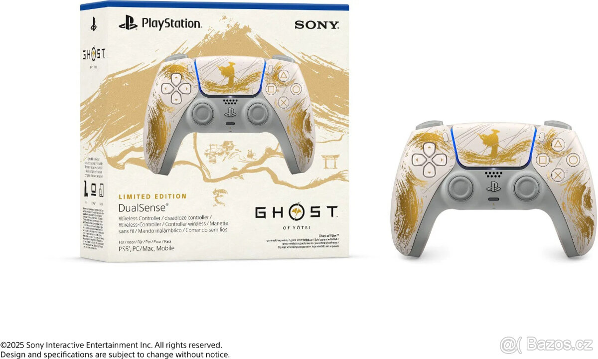 PlayStation 5 Dualsense - Ghost of Yotei - Nový Nerozbalený