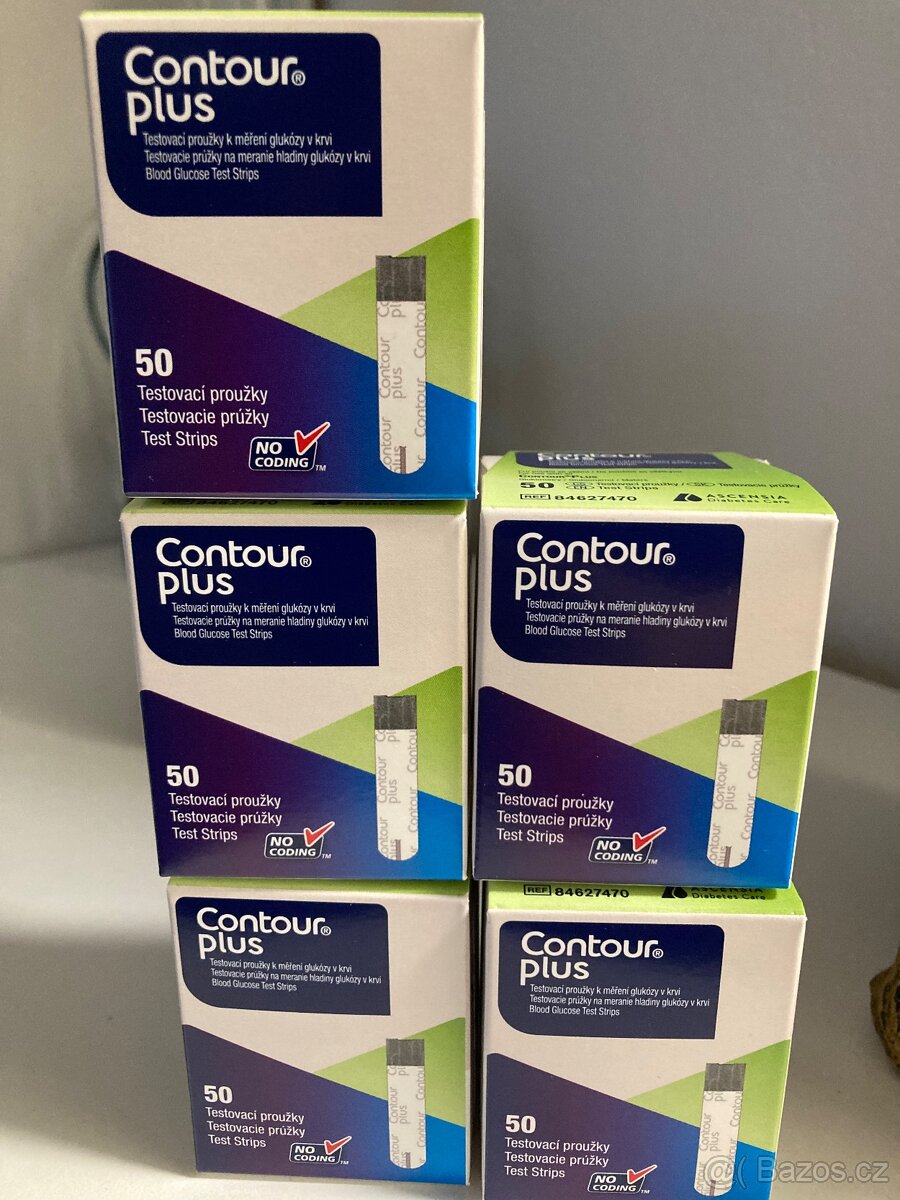 Proužky do glukometru contour plus