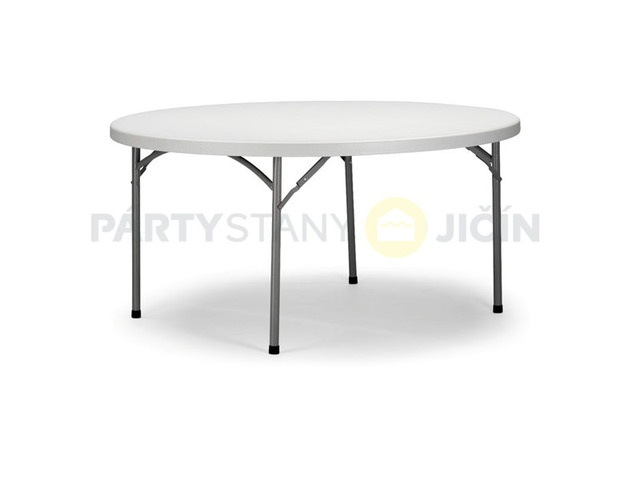 Kulatý stůl skládací průměr 183cm