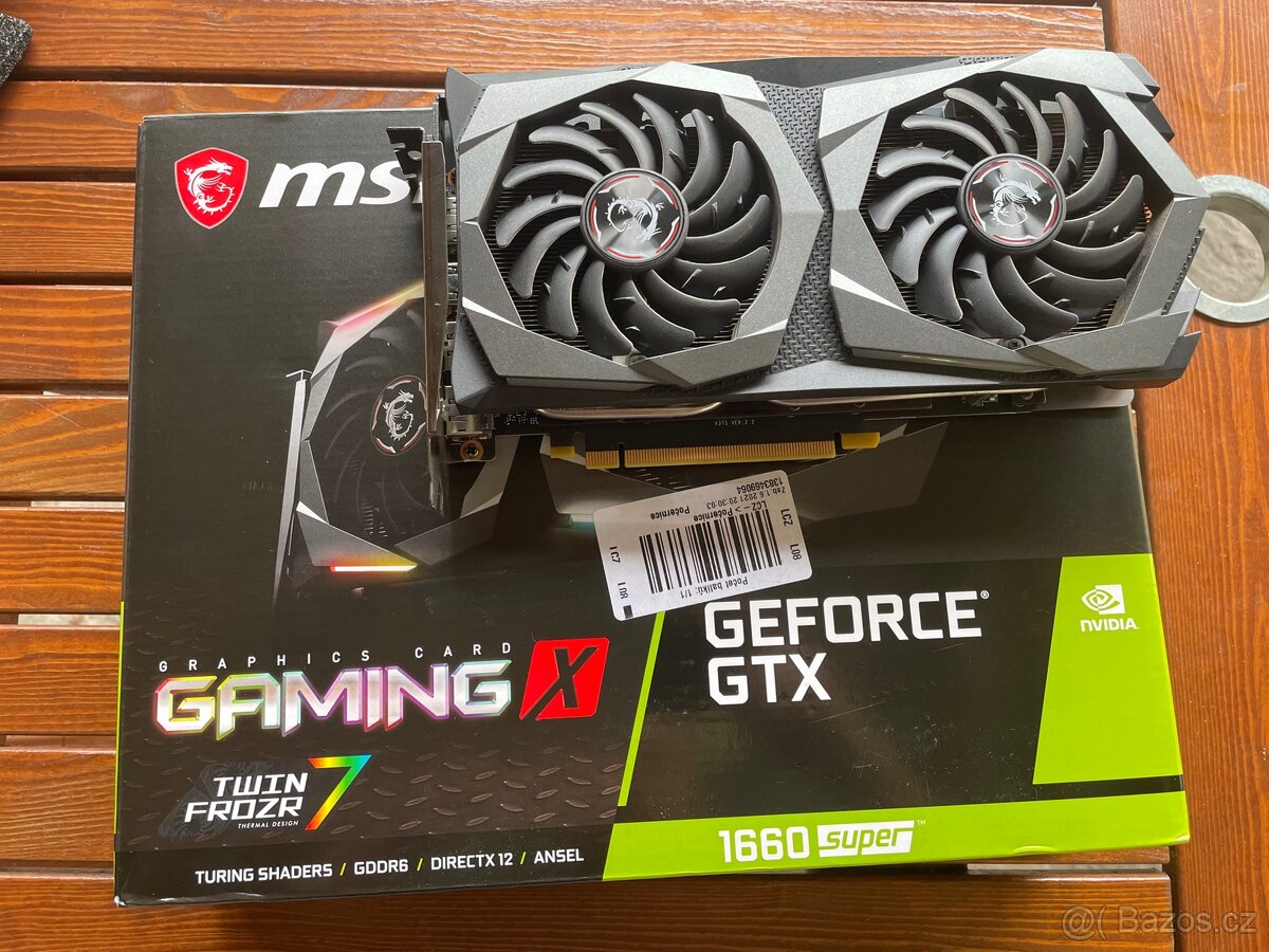 MSI GeForce GTX 1660 SUPER Gaming X 6GB – výborný stav