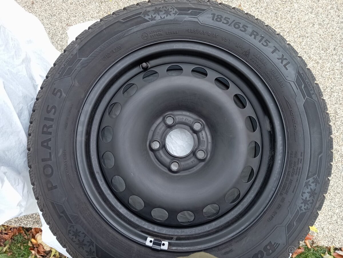 Škoda Fabia IV sada zimních kol Polaris 5 185/65R15 T XL