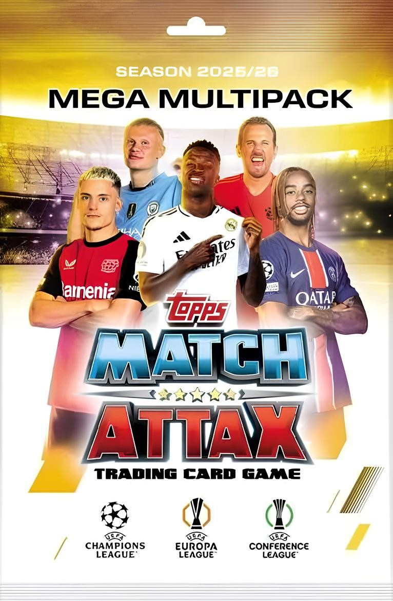 Fotbalové kartičky Match Attax 2025/26 ... obyčajné