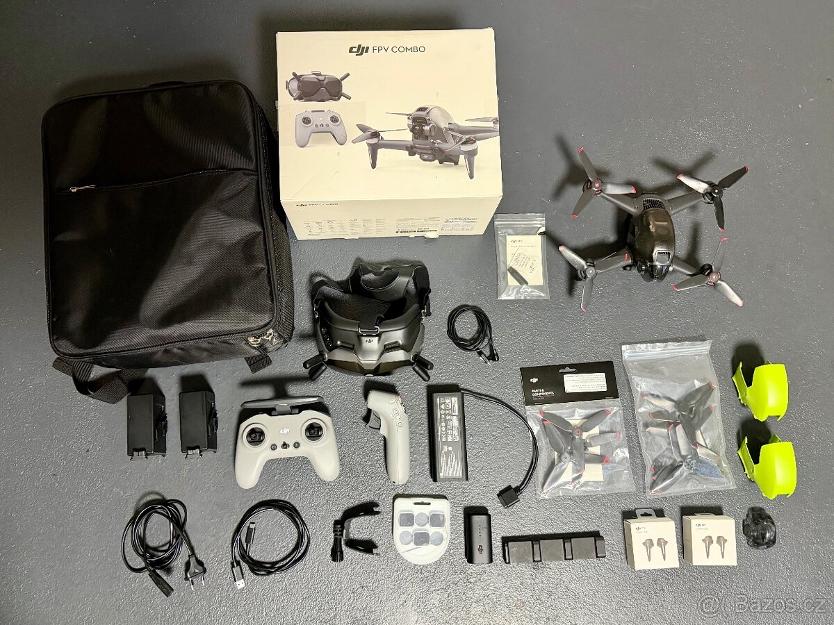 DJI FPV COMBO – Kompletní set + mnoho příslušenství