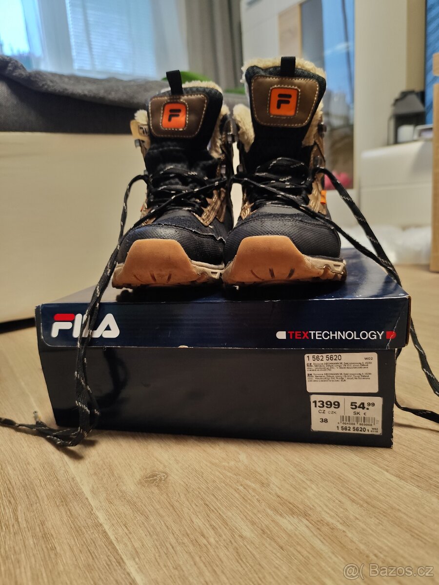Zimní boty Fila vel.38