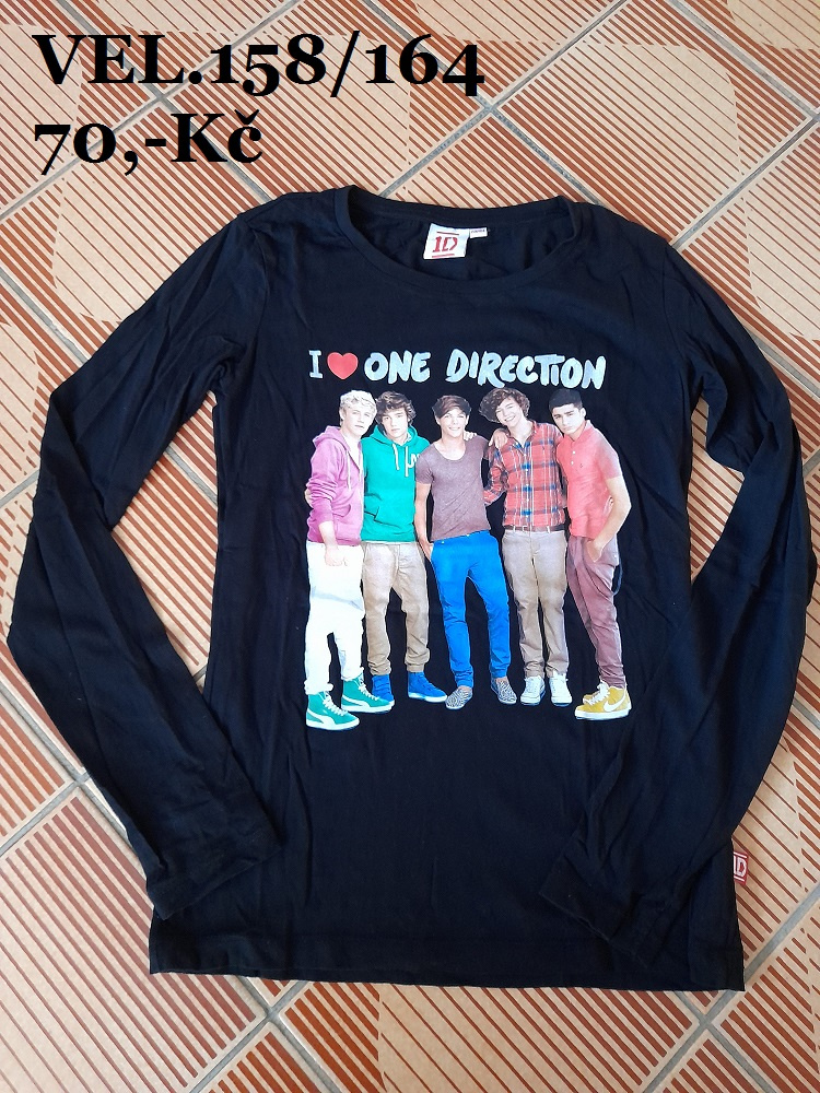 Triko motiv ONE DIRECTION vel. 158/164