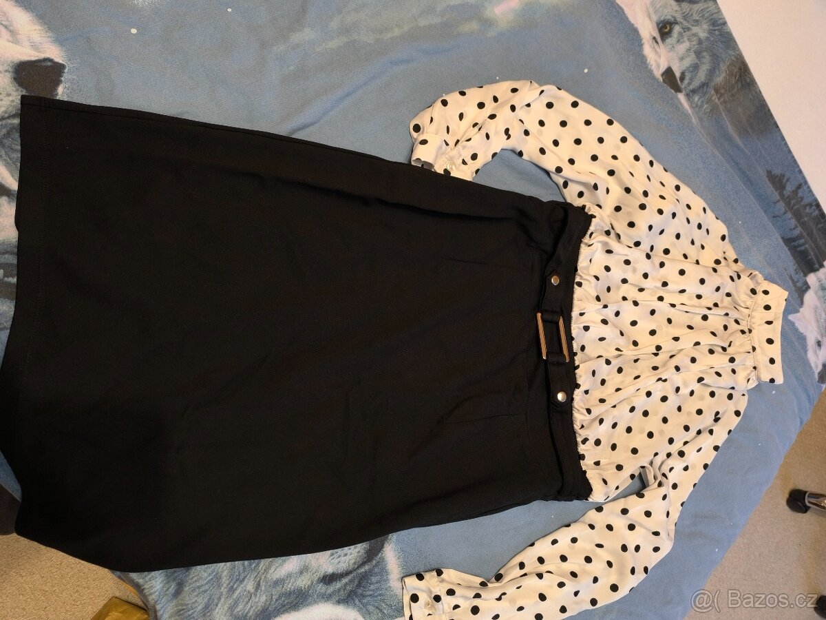 Prodám tašku plnou oblečení vel.38-40