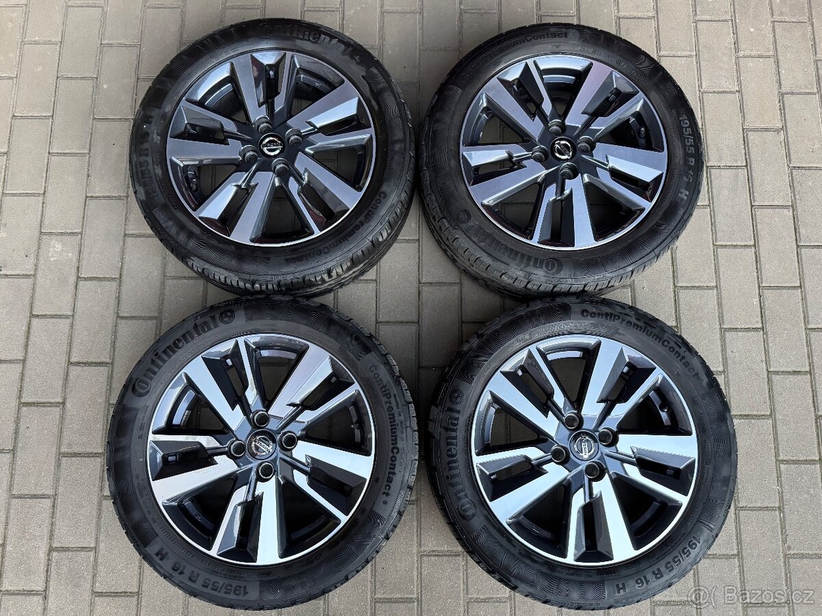Alu kola Nissan 16 4x100 / pneu 195/55/16