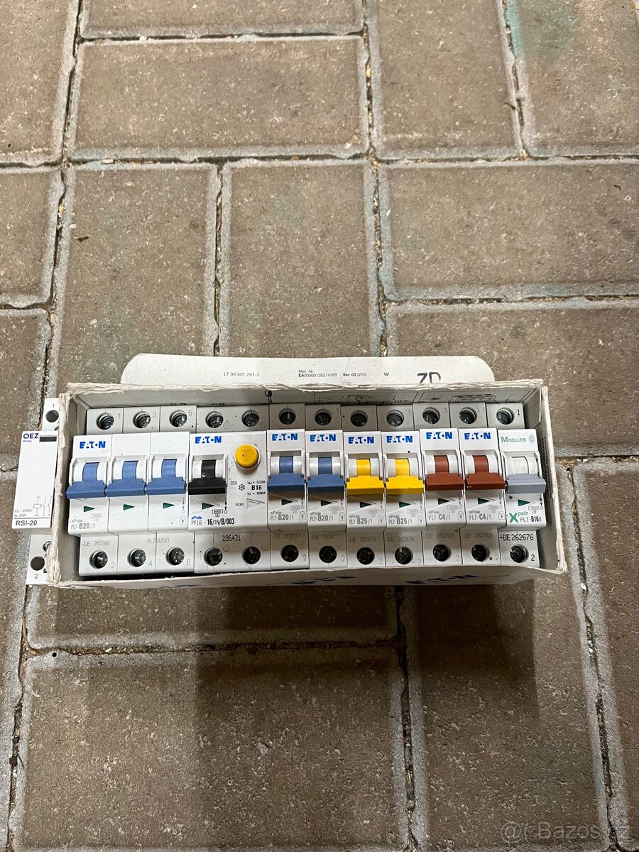 Elektromateriál jističe chrániče