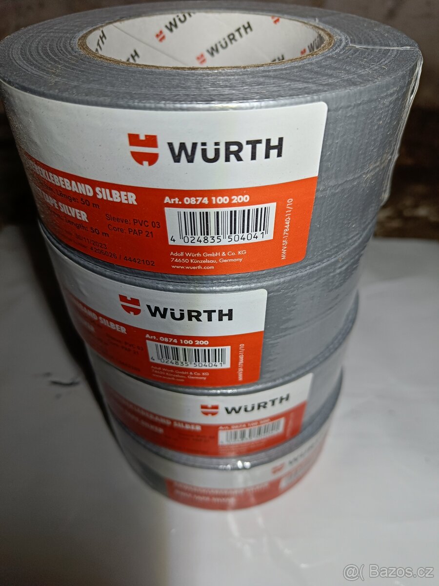 Stříbrná páska Wurth Würth