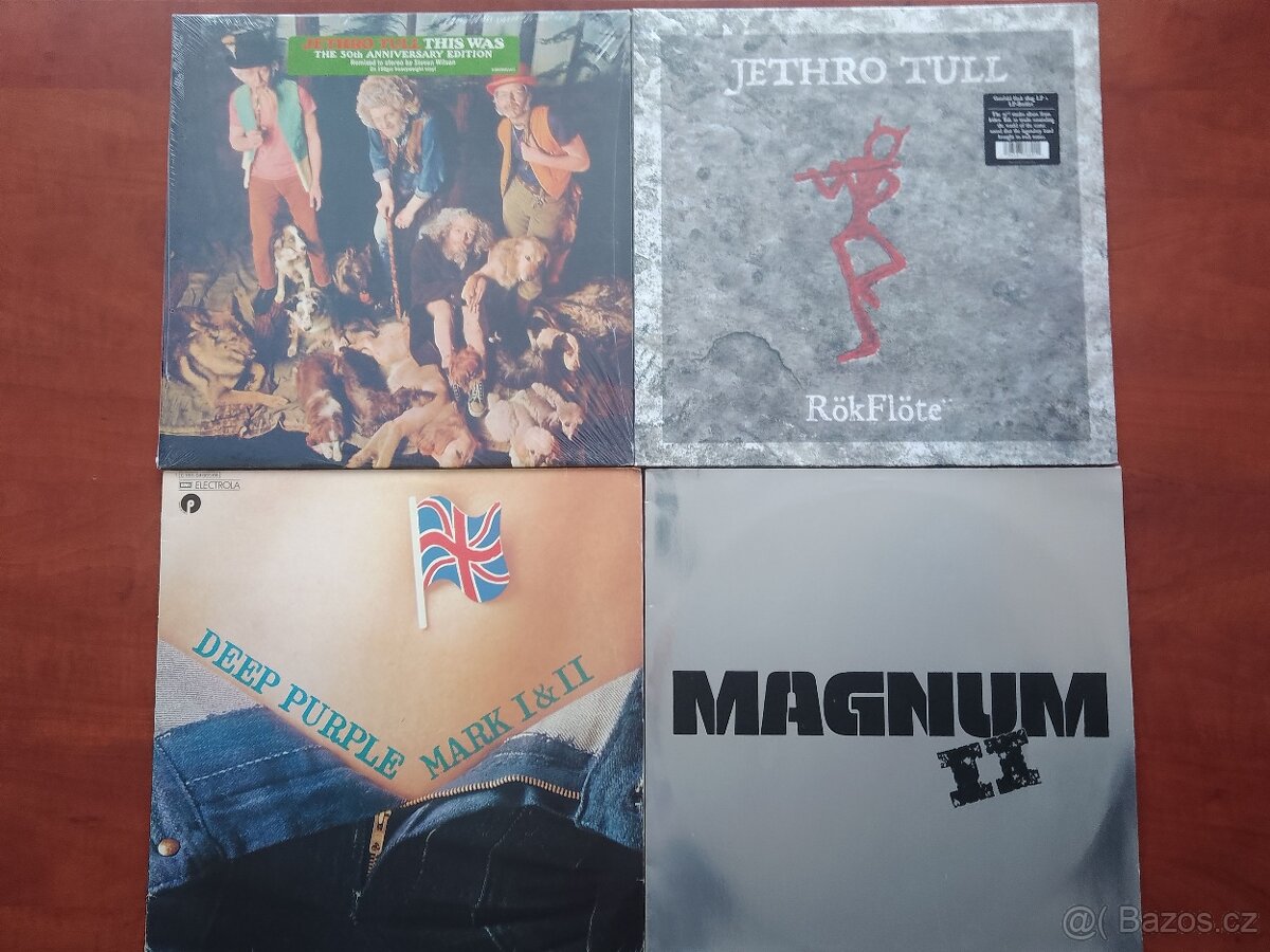 PRODÁM MIX LP- JETHRO TULL,DEEP PURPLE,MAGNUM..,