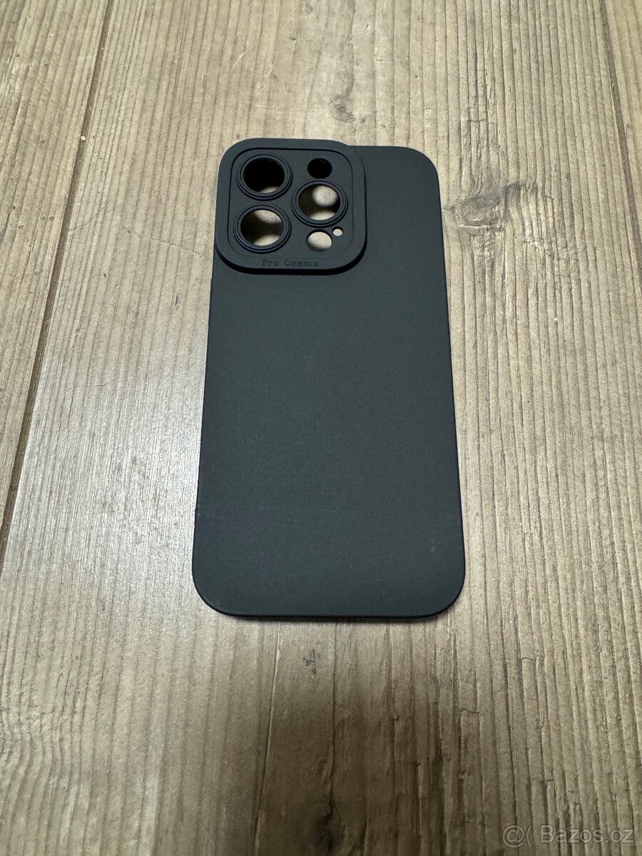 iPhone 15 pro kryt matně černý