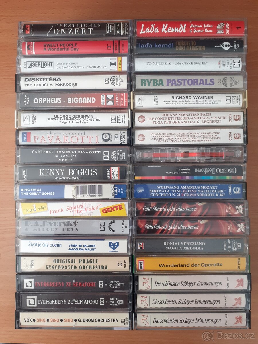 Různé MC magnetofonové kazety