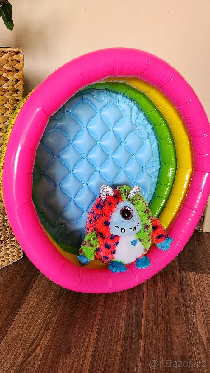 Bazének nafukovací dětský s hračkou (61x22 cm)