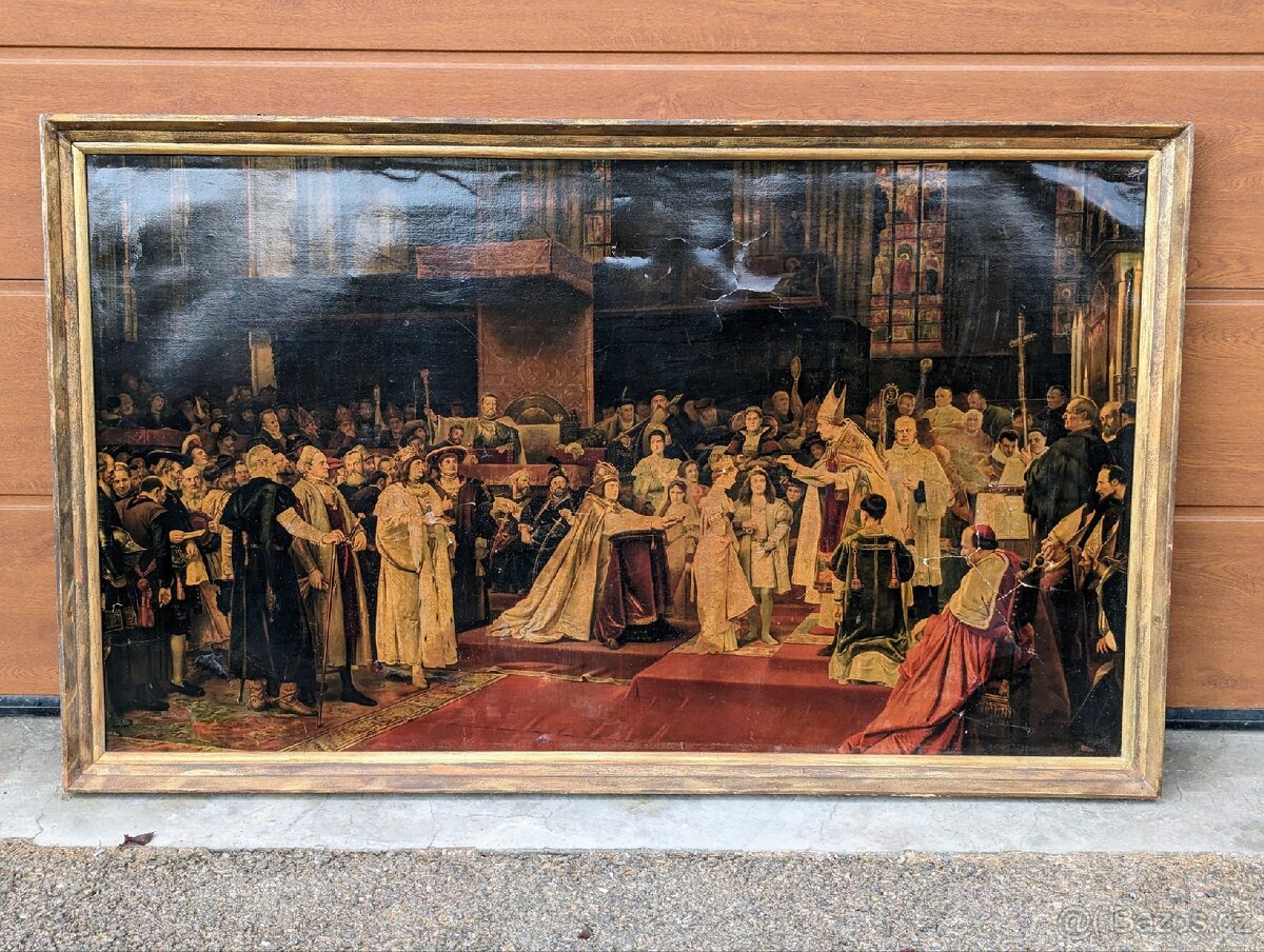 reprodukce Václav Brožík, Tu Felix Austria nube