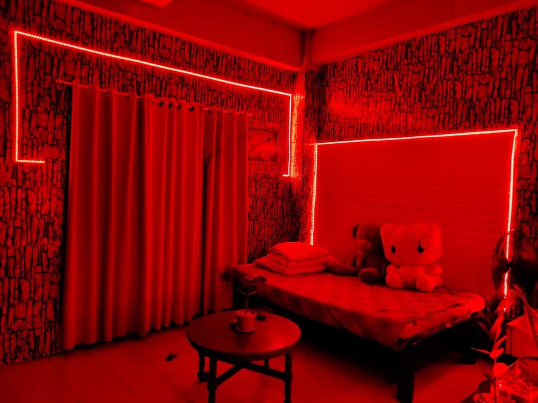 Led pásek červený 5 metrů