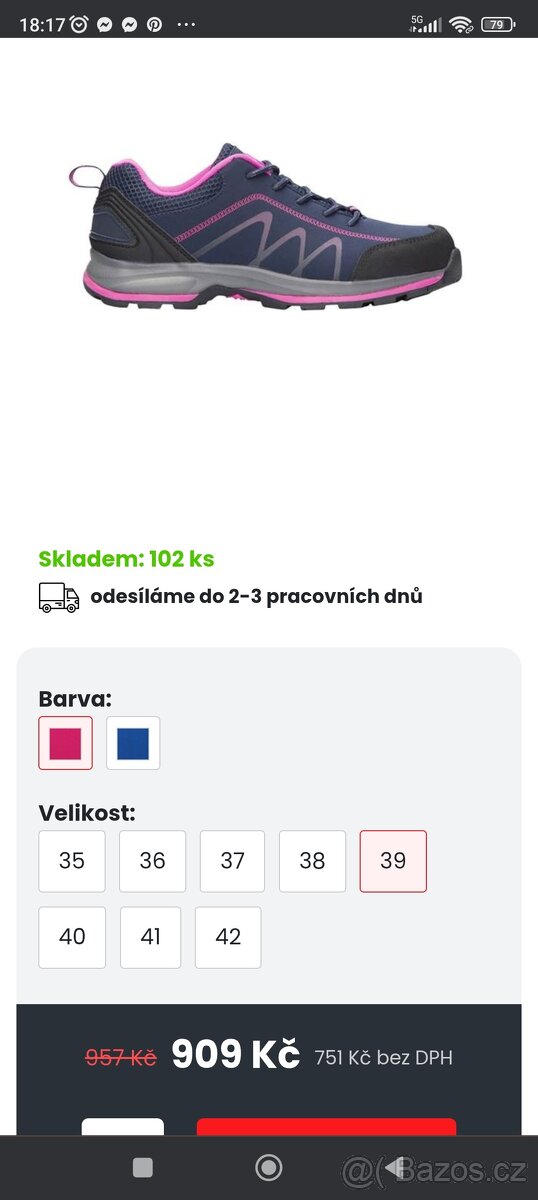 Dámské pracovní boty nové