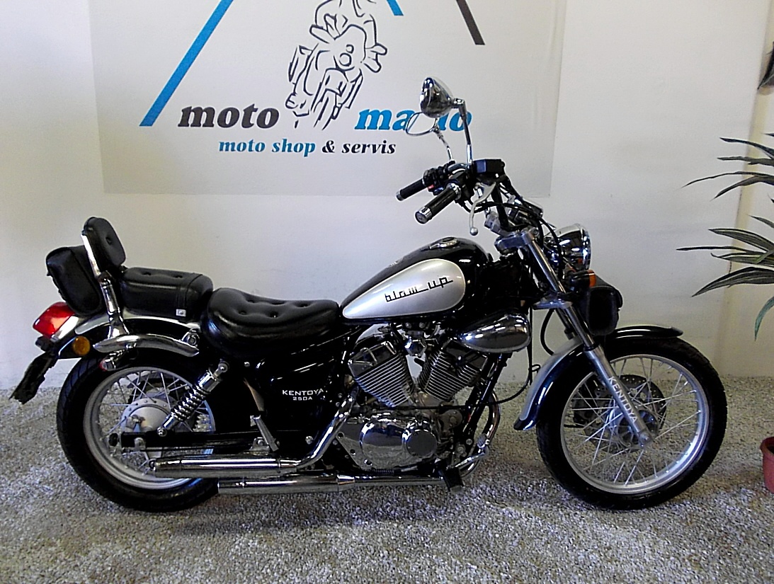 chopper Kentoya BLOW 250 Virago jen 7.tis.KM Originální STAV