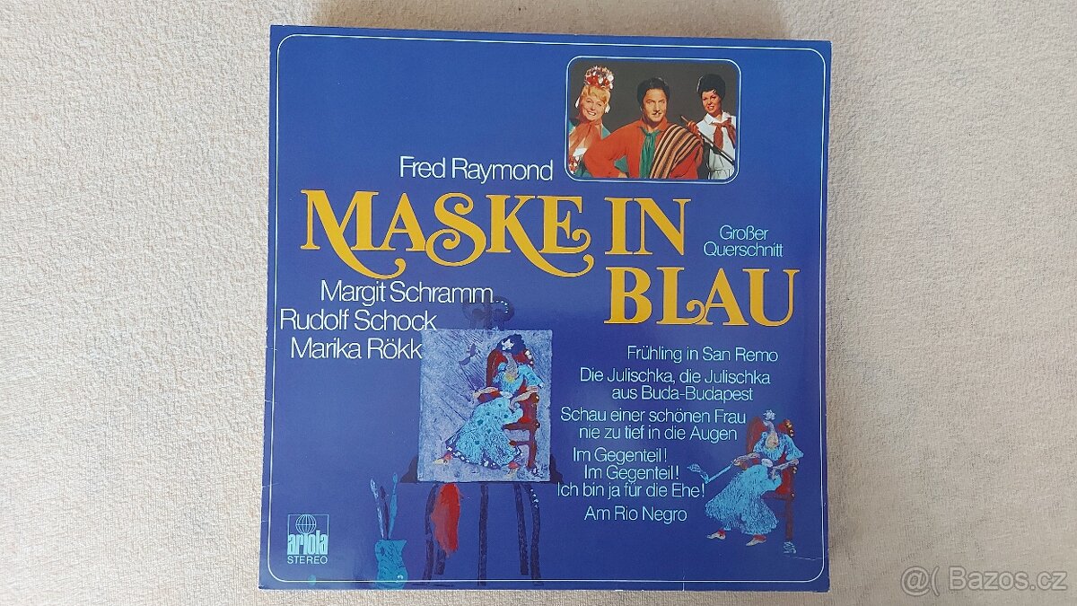 mix gramofonových LP desek,