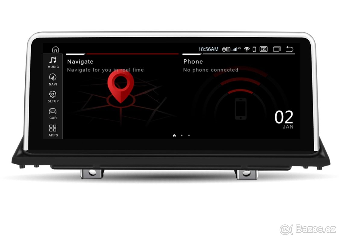 10.25″ Android 9.0 rádio navigace pro BMW X5 X6 E70 E71