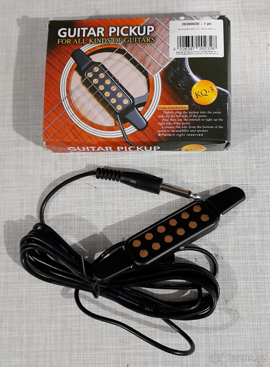 Snímač pro akustickou kytaru KQ-3