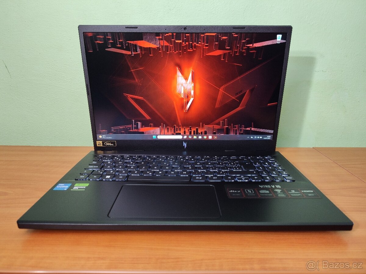 Herní Nitro V15,RTX 4060-8GB,intel-13gen,DDR5-ZÁRUKA