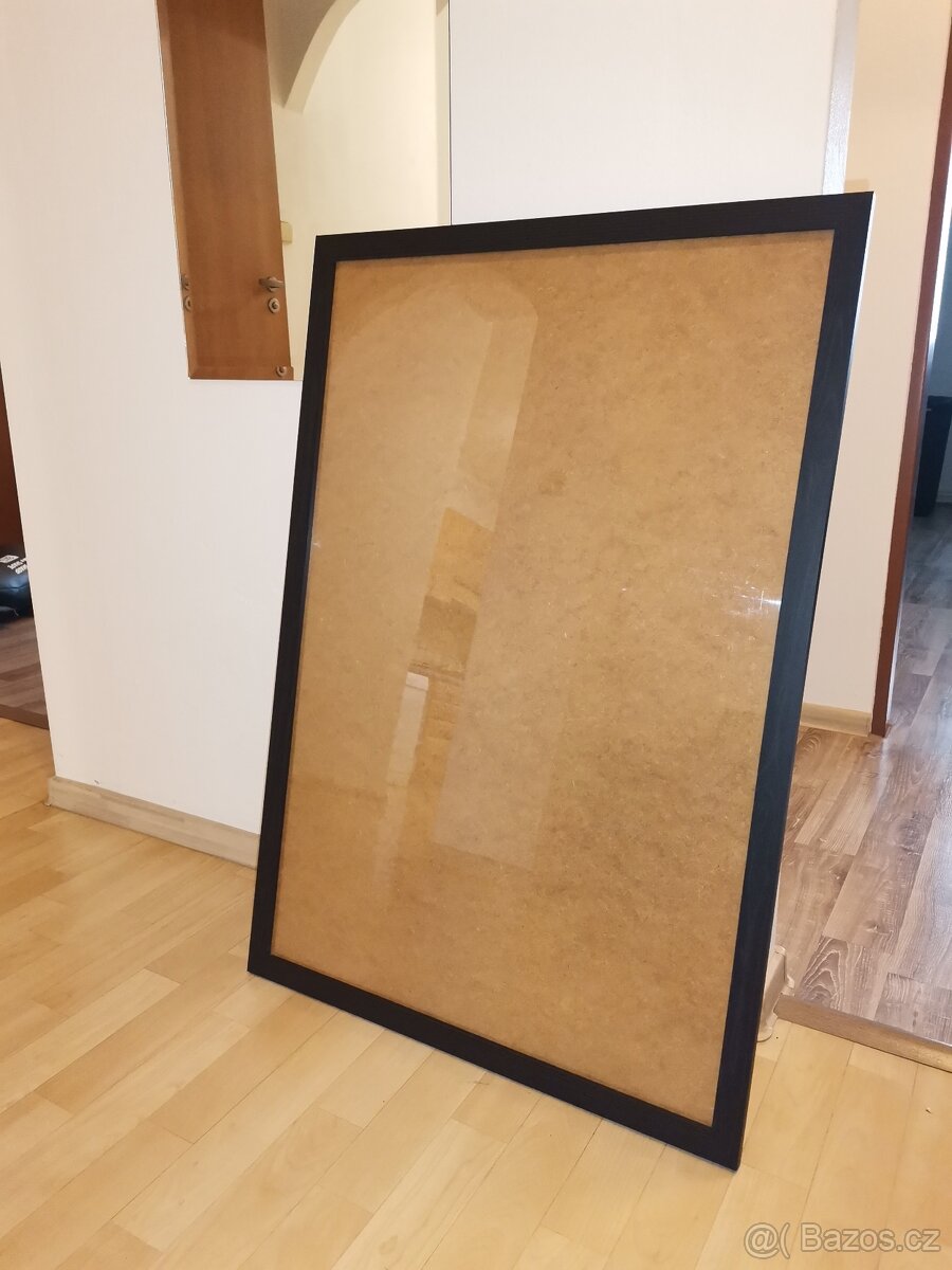 Rámy na obraz, černé, 3 kusy