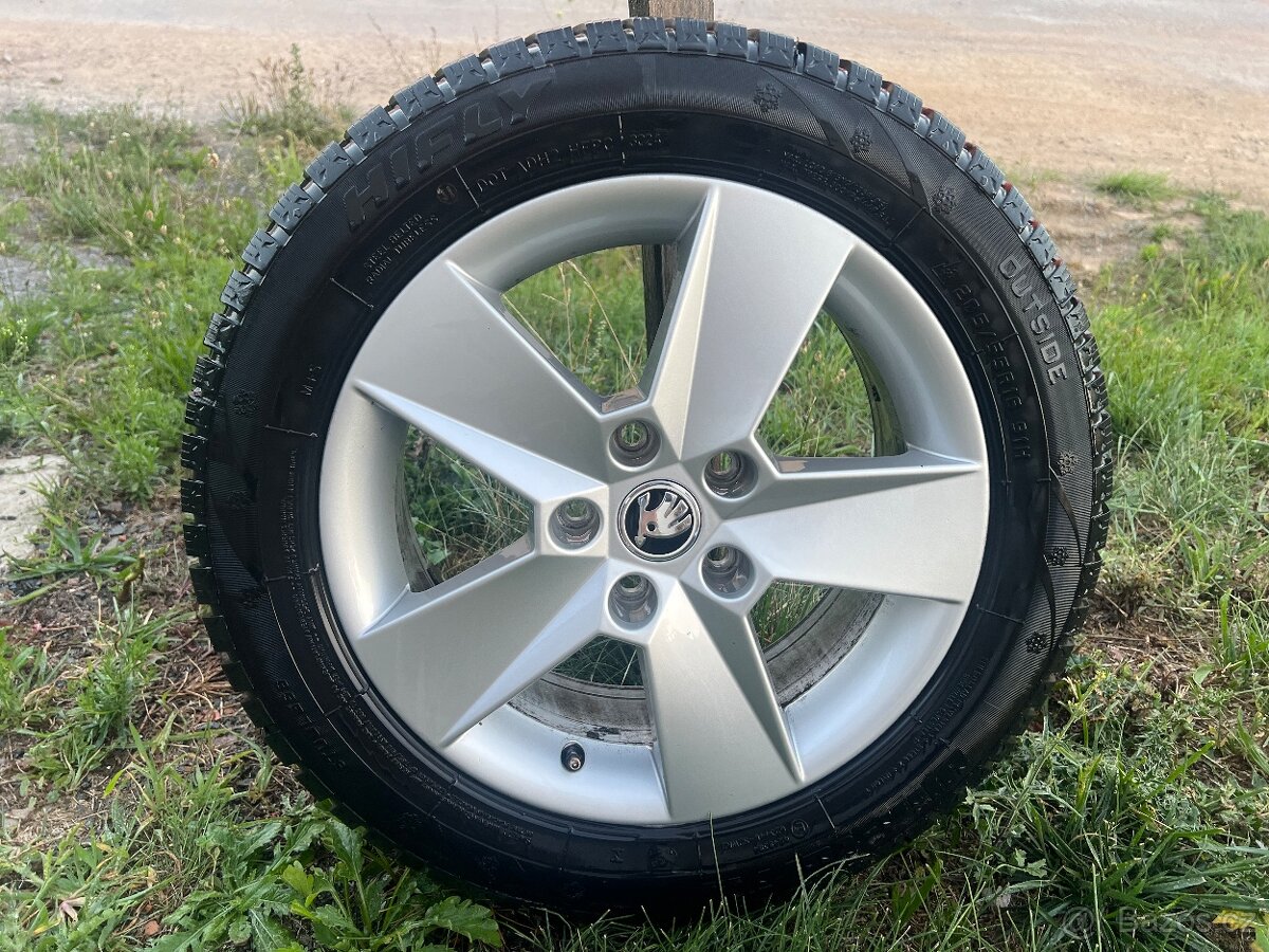 Alu kola R16 Škoda Octavia III nové zimní pneu