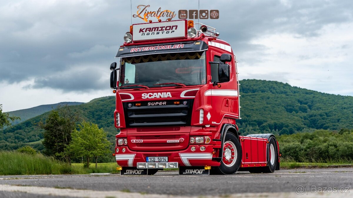 Scania R500 V8 / SKLADEM / Euro 5 / Analog / Full air