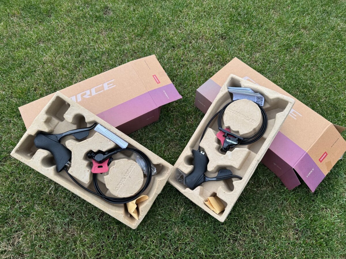 Sram Force D2 eTAP AXS páky+třmeny - nove