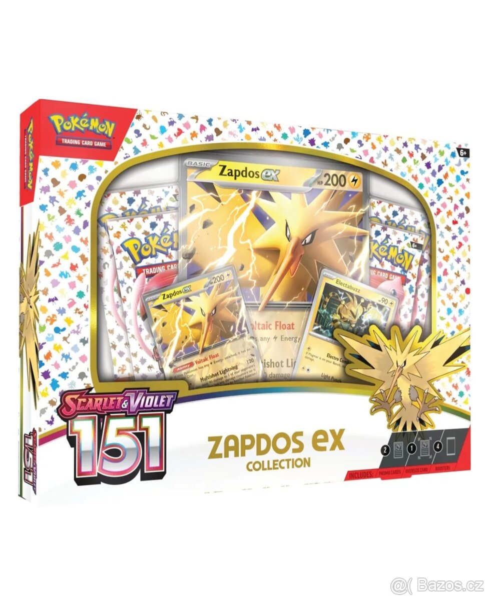 Pokémon Scarlet & Violet 151 Zapdos EX collection