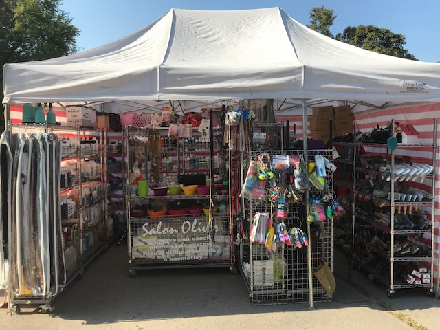 Nůžkový párty stan