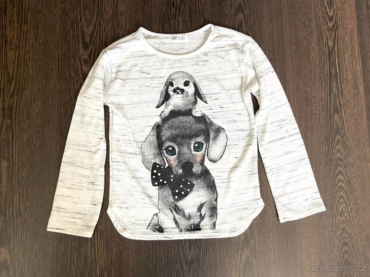 Lehký dívčí svetřík H&M - 152/158