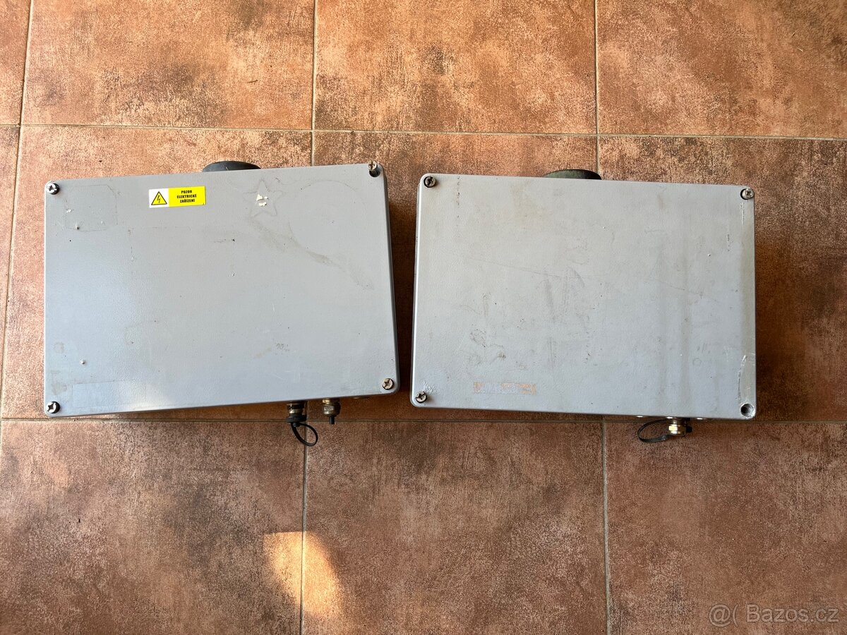 Hliníková elektroinstalační krabice