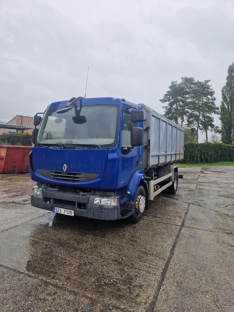 RENAULT MIDLUM L - kafilerní nástavba