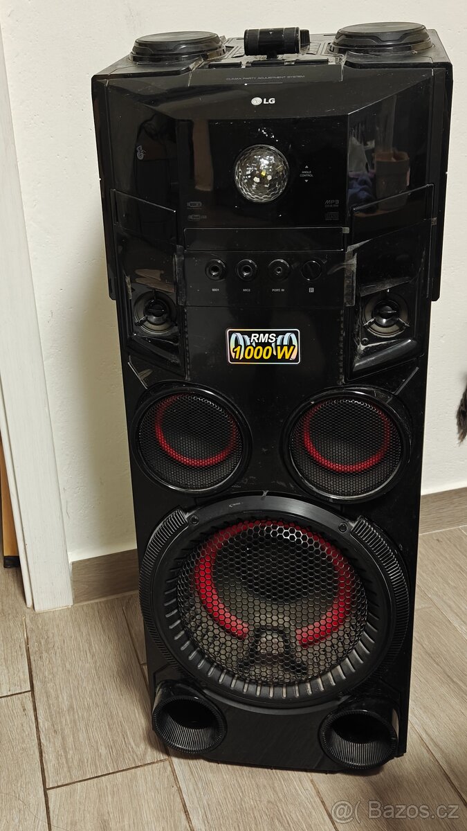 LG OM7560 – výkonný audiosystém, skvělý na párty i karaoke
