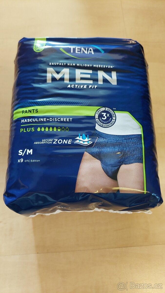 Tena Men Pants Plus Medium inkontinenční kalhotky 108 ks