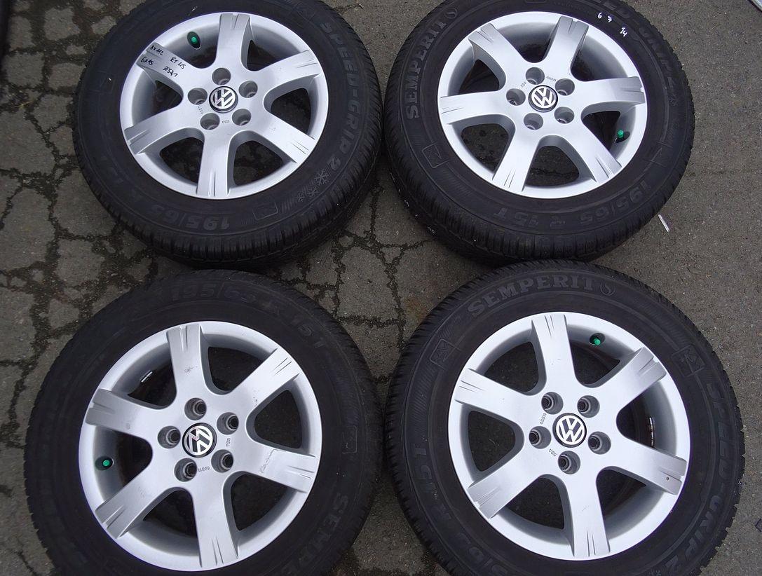 Alu disky na Volkswagen, 15", 5x112,ET 45, zimní sada
