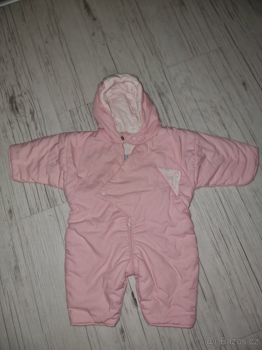 Dětský zimní overal vel. 3 měsíce 60 cm